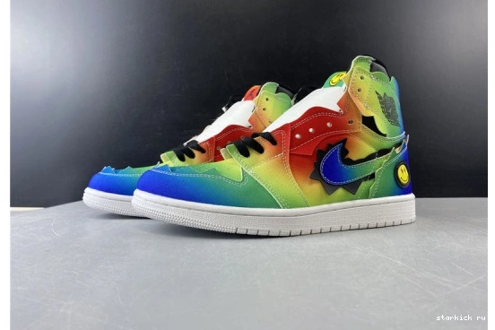 AIR "J BALVIN" BALVIN’S JORDAN DC1786-125 HIGH J MULTI-COLOR OG 1 DC1786-125 0710